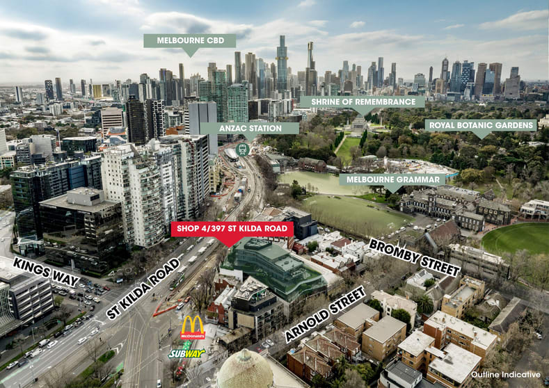 Click to view all images Shop 4/397 St Kilda Road Melbourne VIC 3004 - Image 2