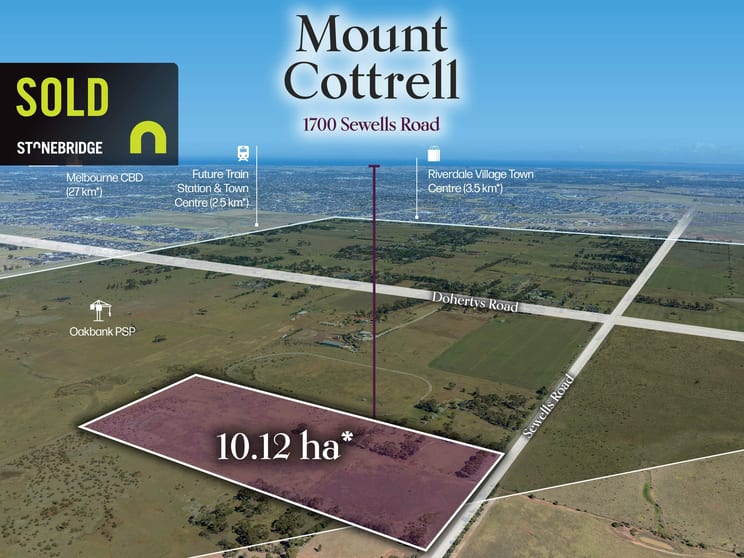Click to view all images 1700 Sewells Road Mount Cottrell VIC 3024 - Image 1