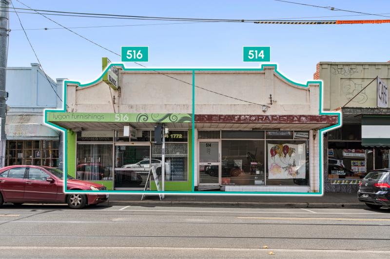 Click to view all images 514 & 516 Lygon Street Brunswick East VIC 3057 - Image 1