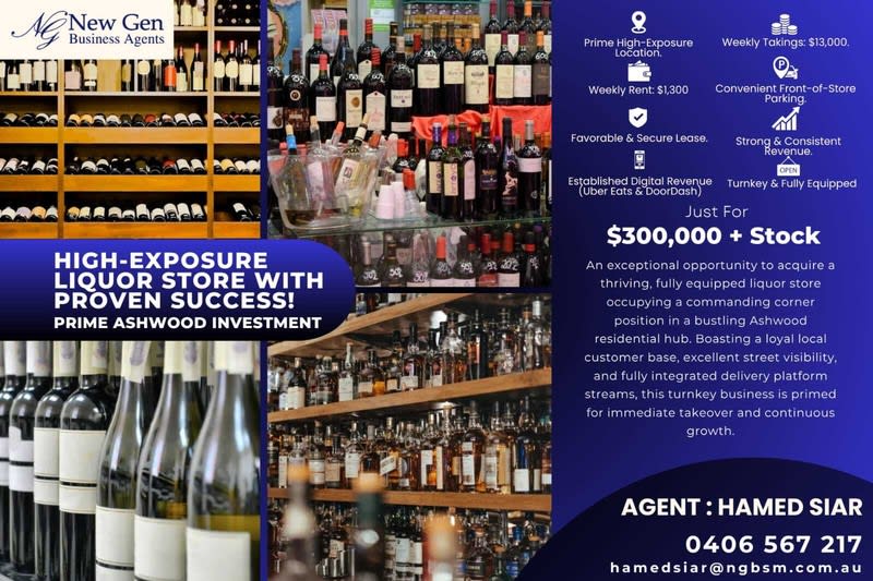 Alcohol & Liquor  business for sale in Murrumbeena - Image 1