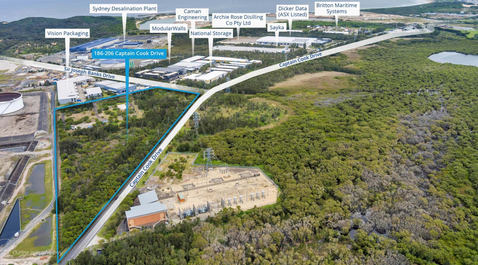 Factory, Warehouse & Industrial commercial property for lease at 186-206 Captain Cook Drive Kurnell NSW 2231 Factory, Warehouse & Industrial commercial property for lease at 186-206 Captain Cook Drive Kurnell NSW 2231