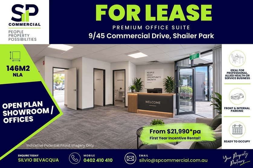 Offices commercial property for lease at 9/45-49 Commercial Drive Shailer Park QLD 4128 Offices commercial property for lease at 9/45-49 Commercial Drive Shailer Park QLD 4128