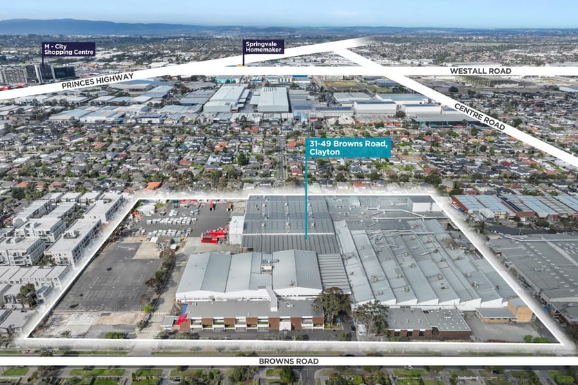 Factory, Warehouse & Industrial commercial property for lease at 31-49 Browns Road Clayton VIC 3168 Factory, Warehouse & Industrial commercial property for lease at 31-49 Browns Road Clayton VIC 3168