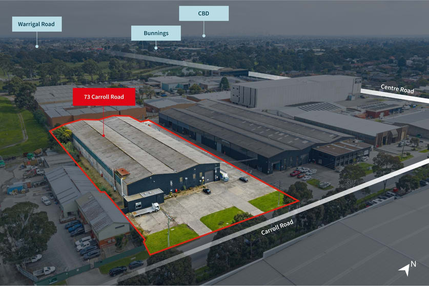 Factory, Warehouse & Industrial commercial property for lease at 73 Carroll Road Oakleigh South VIC 3167