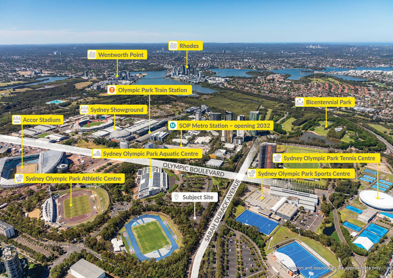 Development / Land commercial property for sale at Sarah Durack Avenue Sydney Olympic Park NSW 2127 Development / Land commercial property for sale at Sarah Durack Avenue Sydney Olympic Park NSW 2127