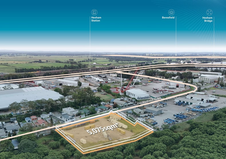 Development / Land commercial property for sale at 26, 30 and 32 Old Maitland Road Hexham NSW 2322
