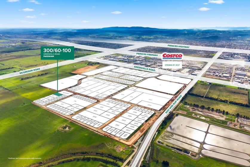 Factory, Warehouse & Industrial commercial property for sale at Lot 300, 60-100 Greenhills Road Pakenham VIC 3810