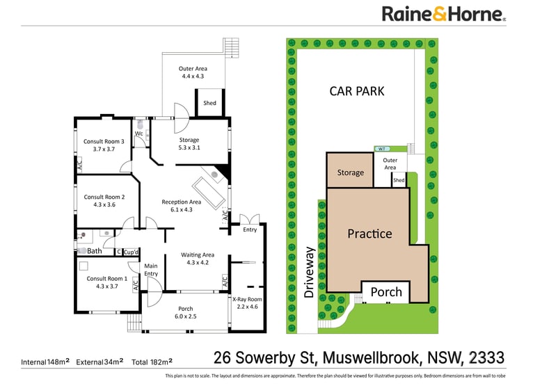 Medical / Consulting commercial property for sale at 26 Sowerby Street Muswellbrook NSW 2333