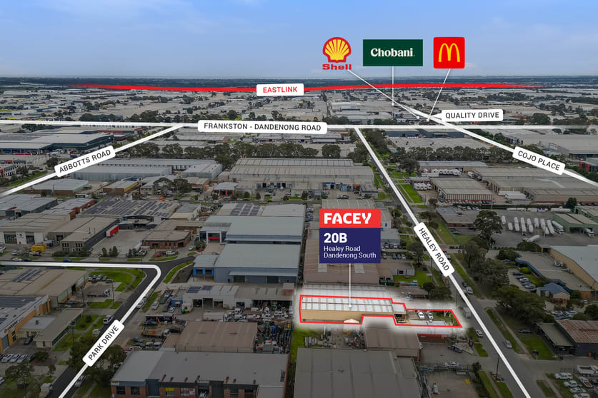 Factory, Warehouse & Industrial commercial property for sale at 20B Healey Road Dandenong South VIC 3175 Factory, Warehouse & Industrial commercial property for sale at 20B Healey Road Dandenong South VIC 3175
