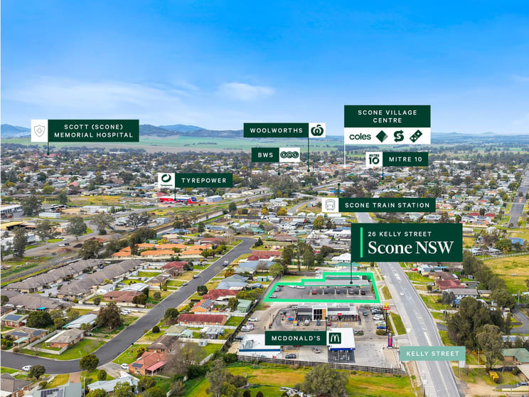 Shop & Retail commercial property for sale at 26 Kelly Street Scone NSW 2337 Shop & Retail commercial property for sale at 26 Kelly Street Scone NSW 2337