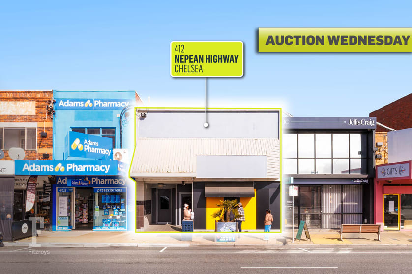 Shop & Retail commercial property for sale at 412 Nepean Highway Chelsea VIC 3196