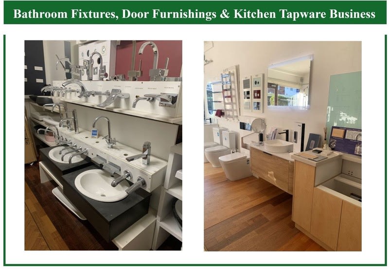 Bathroom Fixtures, Door Furnishings & Kitchen Tapware Business Bathroom Fixtures, Door Furnishings & Kitchen Tapware Business