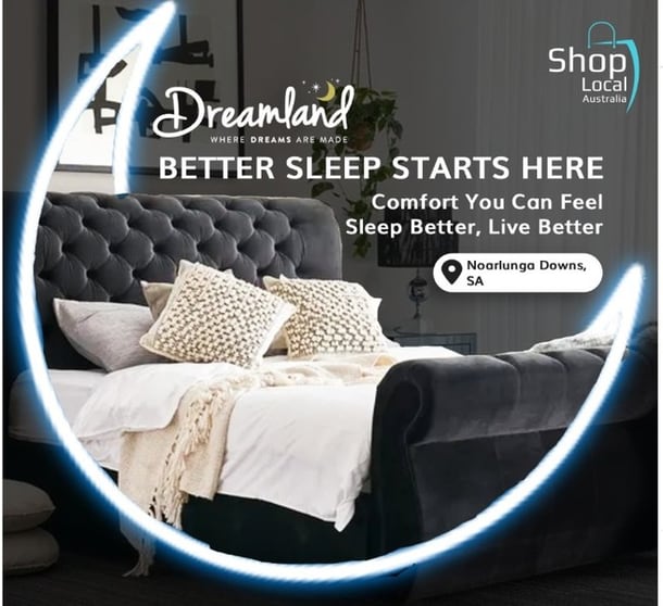 Own the Iconic DREAMLAND Retail bedding Business Noarlunga
(Price includes Stock) Own the Iconic DREAMLAND Retail bedding Business Noarlunga
(Price includes Stock)