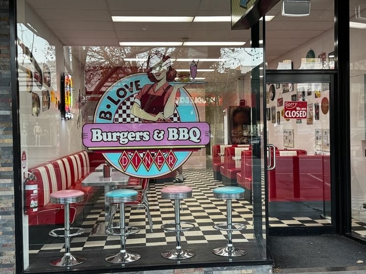 For Sale. B. Love  Diner BBQ & Burgers