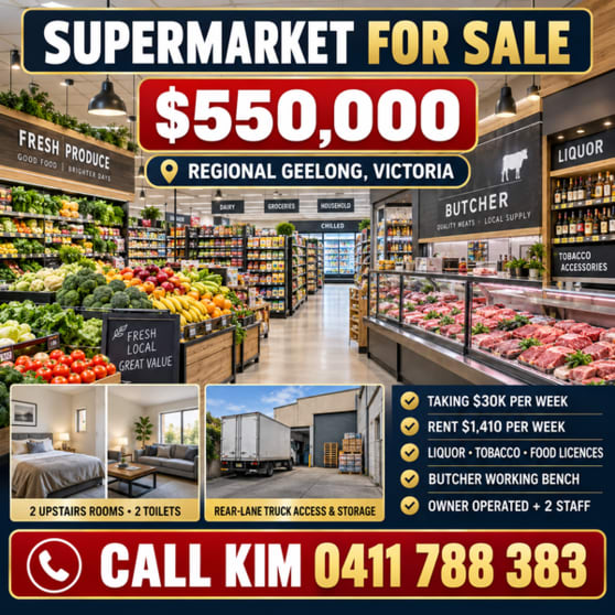 Rare Supermarket Opportunity with 2 bedrooms residential upstairs with 2 toilet Rare Supermarket Opportunity with 2 bedrooms residential upstairs with 2 toilet