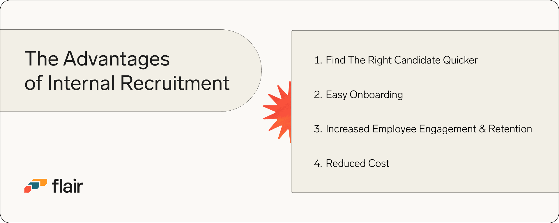 the advantages of internal recruitment infographic