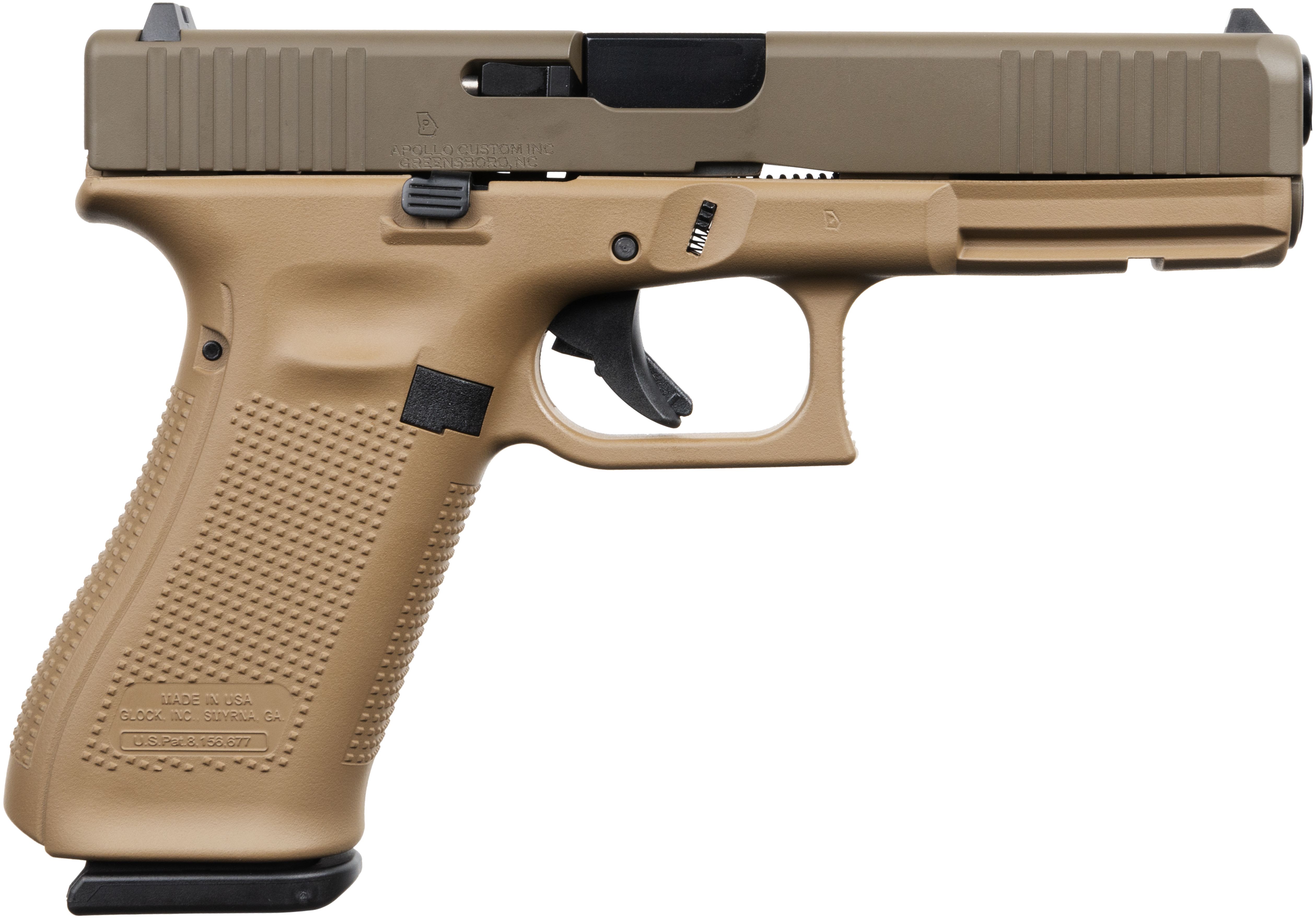 Glock G17 Gen5 9mm 45 Barrel 171 Fde 2 Tone Semi Auto Pistols At 955794254 7984