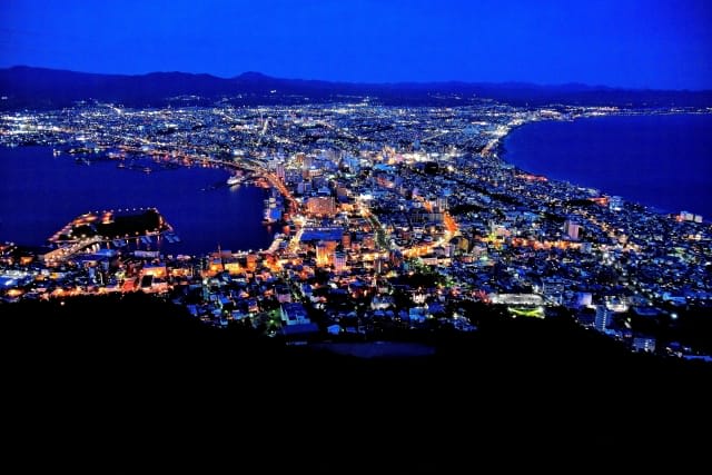 Enjoy the stunning night view from Mt. Hakodate, counted among Japan's three most famous night views