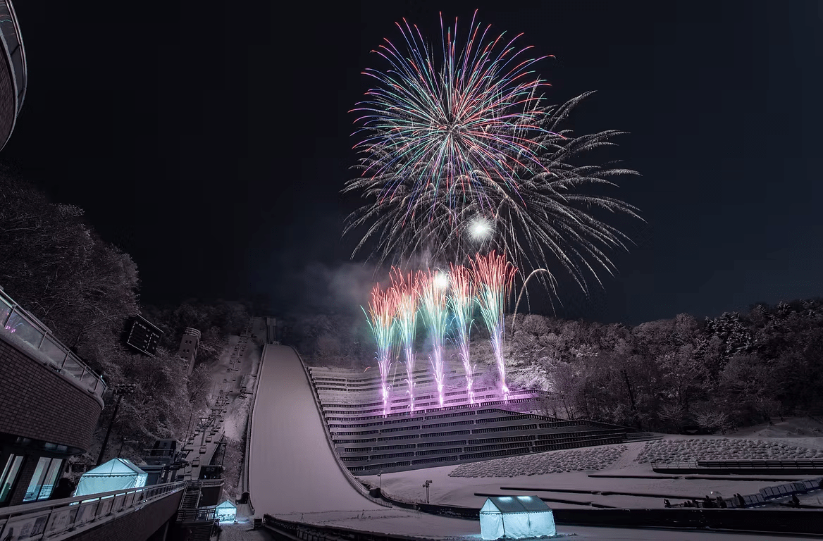 GREAT SKY ART Okurayama Winter Fireworks