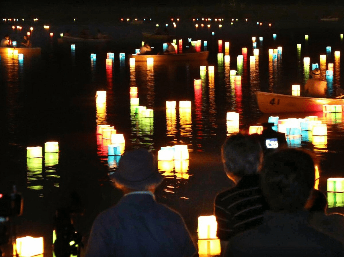 Henjō-ji Temple Lantern Floating Ceremony