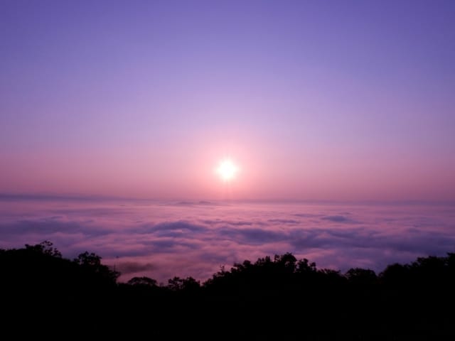 First Sunrise (Mt. Takatani Sea of Fog Observatory)