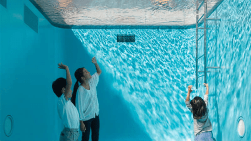 Numerous Modern Art Works Offering Unique Experiences Are on Display