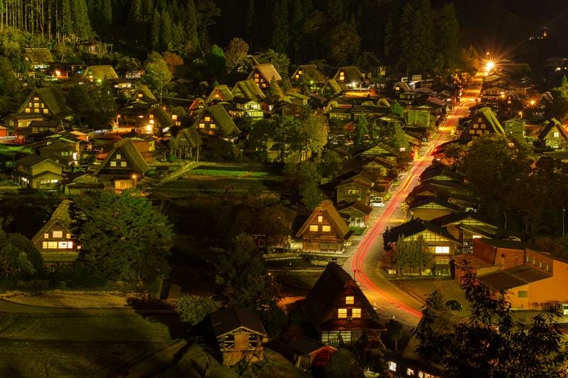 If Possible, You Should Enjoy Not Only Walking Through Town but Also the Night View from the Observatory