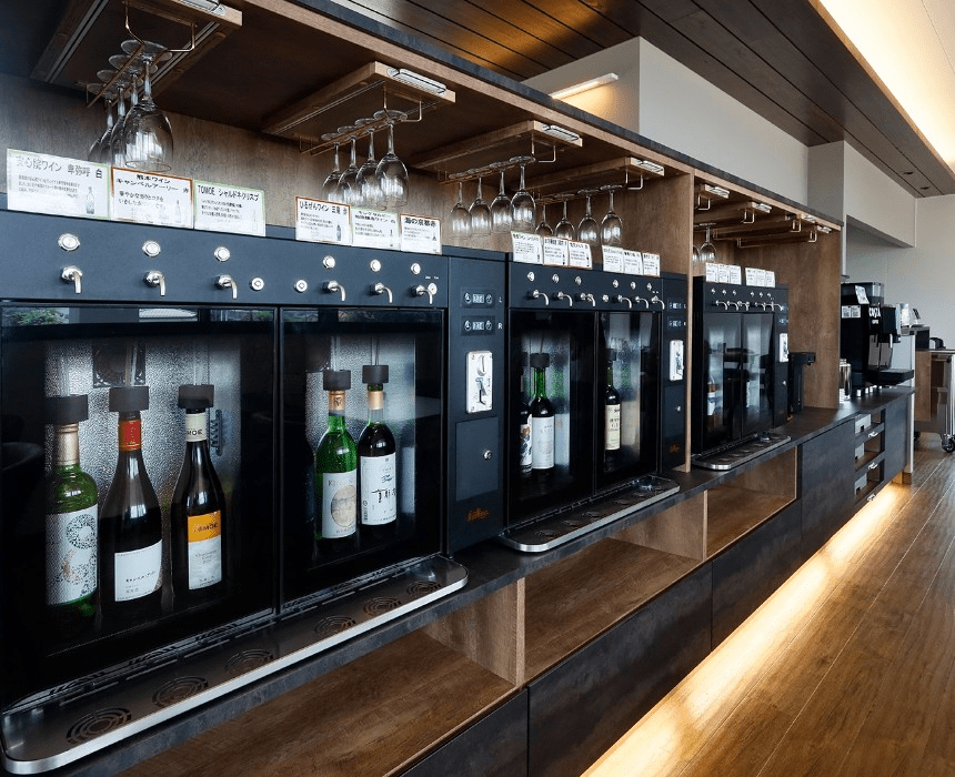 With coin servers available, you can taste carefully and purchase wines you like after trying them