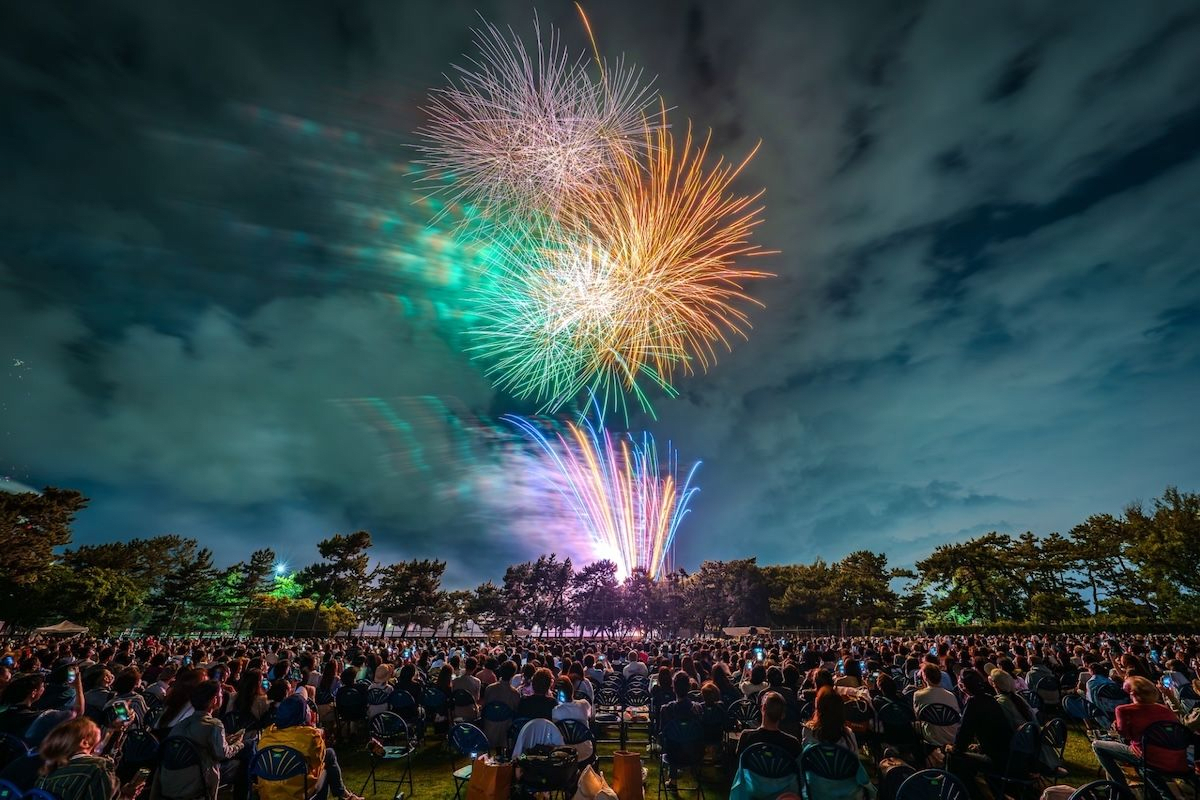 Senshu Dream Fireworks at Sakai Ōuo Night Market