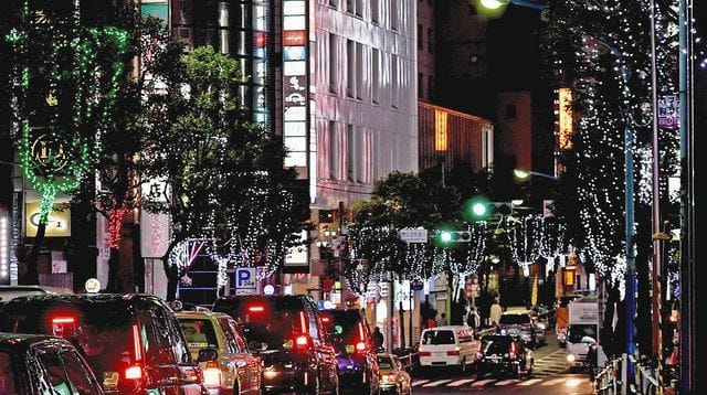 Shinjuku Kabukicho Kuyakusho-Dori Illumination