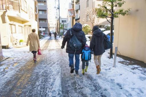 Snow in Tokyo