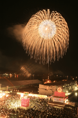 The Otaru Ushio Festival Grand Fireworks