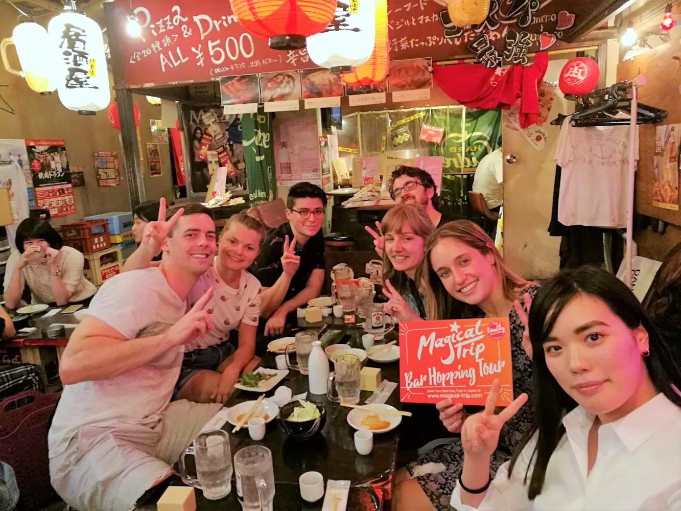 Shibuya Night Bar Hopping Walking Tour in Tokyo