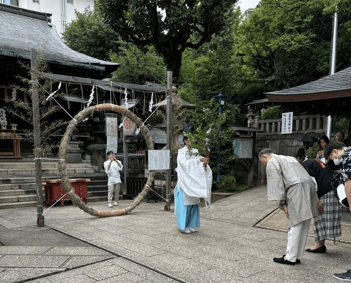 Gojoten and Hanazono Inari Shrines