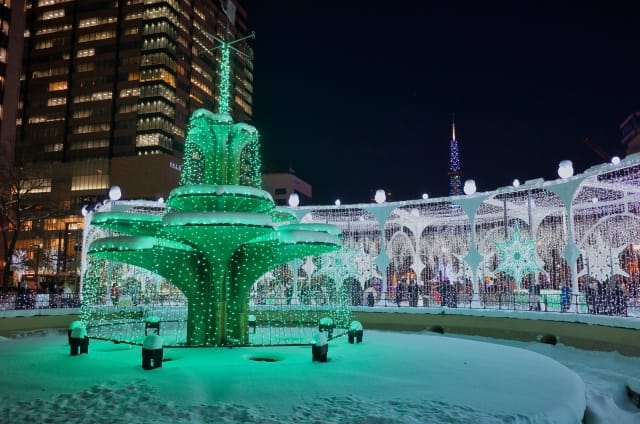 Various Illuminations with Different Themes for Each Street