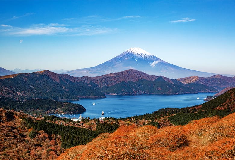 Lake Ashi Autumn Foliage