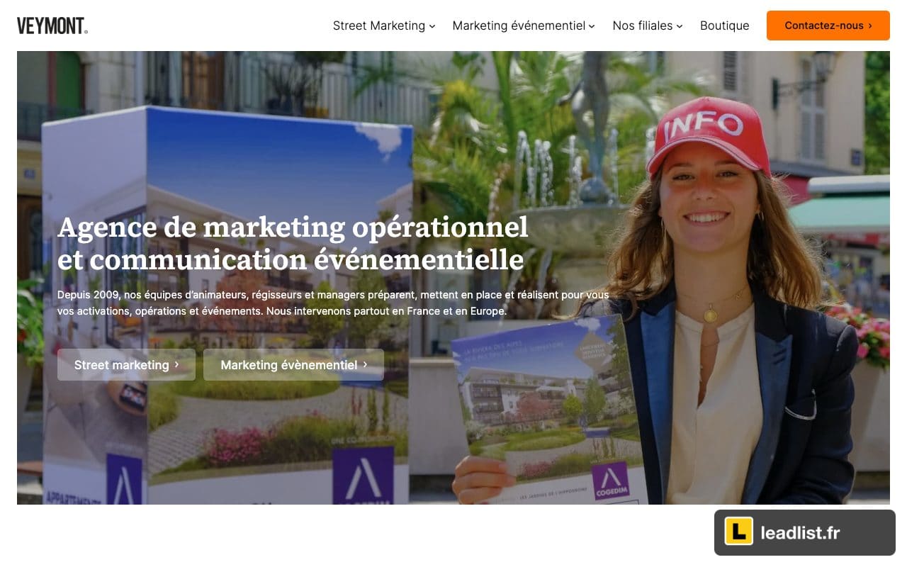 Page d'accueil du site de Veymont