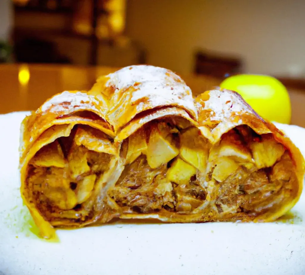How to Cook Amaretto Spiked Apple Strudel