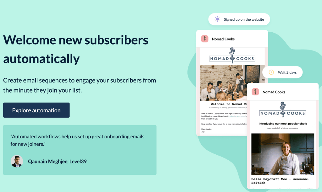 Image captured from:https://emailoctopus.com