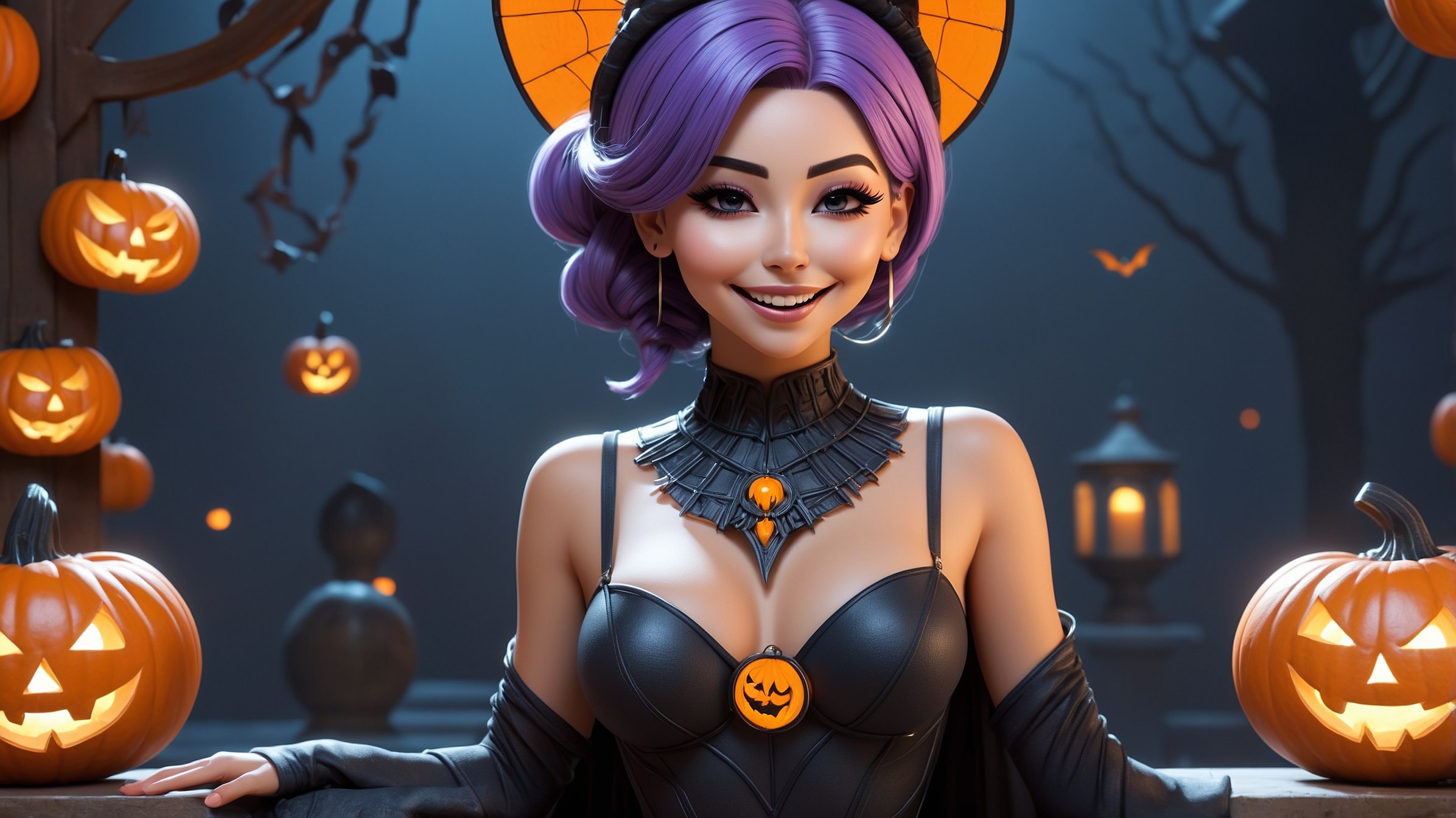 Leonardo AI | Athena Character Reference | Happy Halloween!