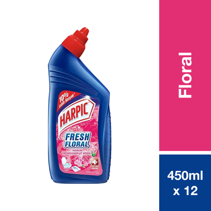 HARPIC LIQUID BOTTLE 450ML FLORAL