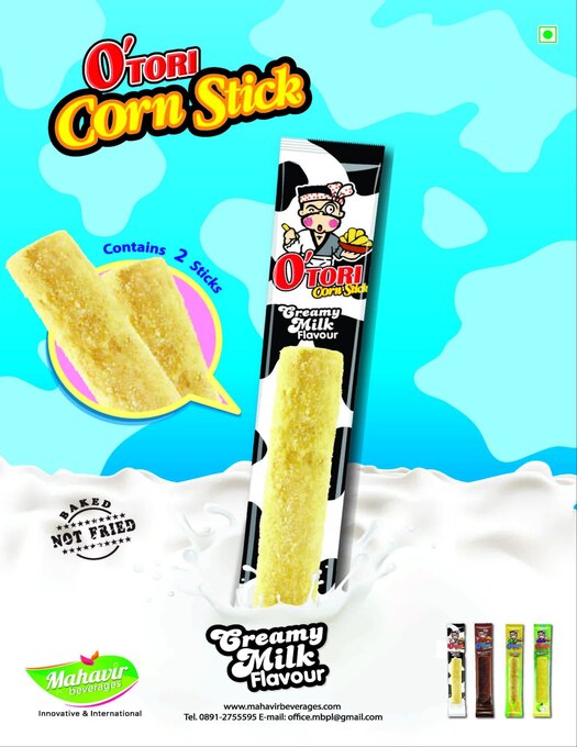 OTORI CORN STICK 12G CREAMY MILK