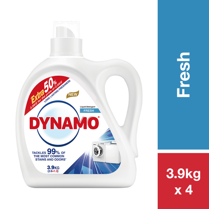 DYNAMO DETERGENT LIQUID FRESH 3.9KG