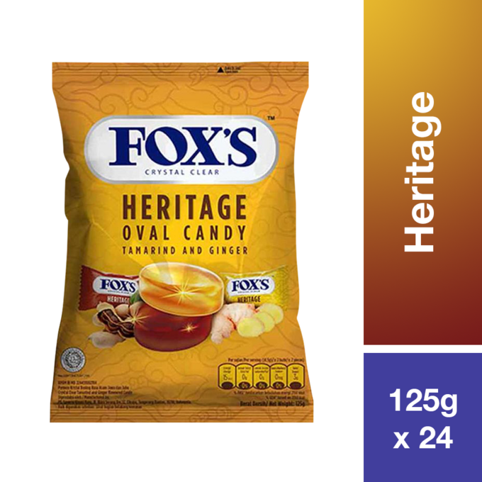 FOXS HERITAGE OVAL PACKET 125G