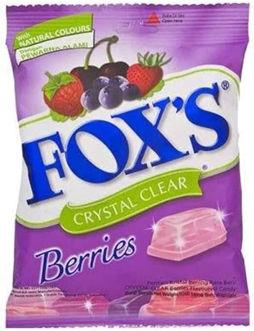 FOXS CANDY BERRIES TIN 170G