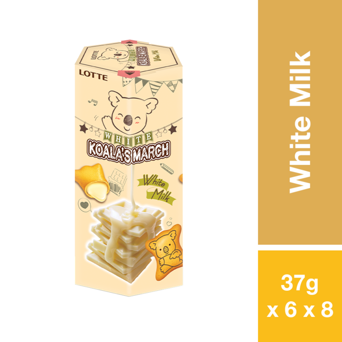 KOALA'S MARCH WHITE MILK 37G