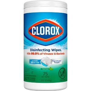 CLOROX DISINFECTING WIPES CRISP LEMON 35CT