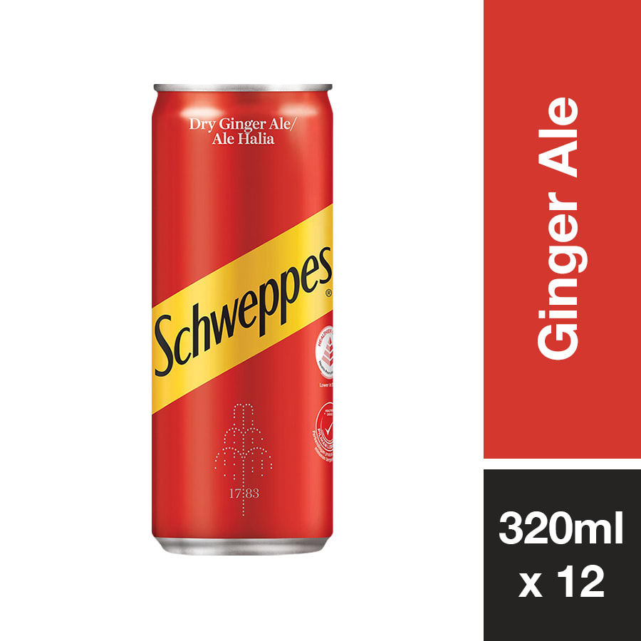 SCHWEPPES GINGER ALE 320ML