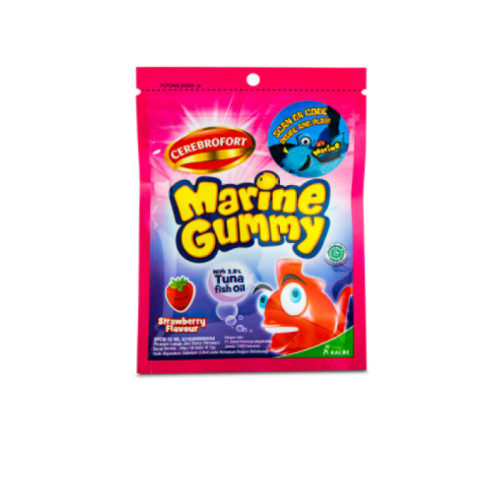 Cerebrofort Marine Gummy Strawberry Isi 10 Tablet Alodokter Shop