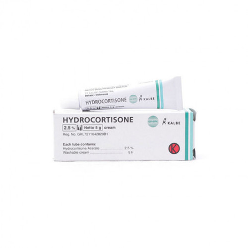 Hydrocortisone 2 5 krim 5 gr kalbe farma manfaat cara pakai dan